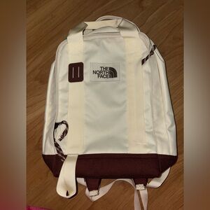 The North Face Cream and Brown Everyday Backpack